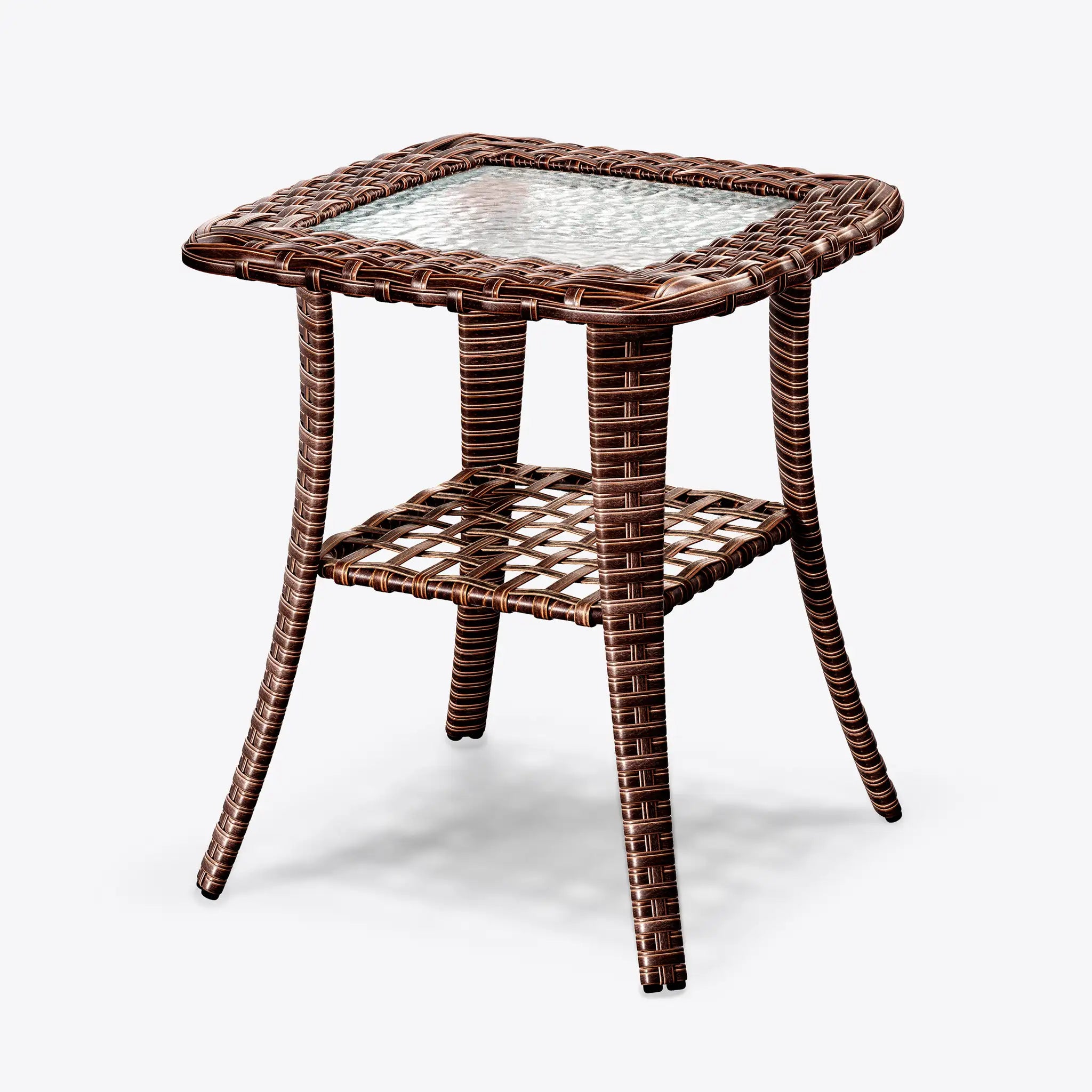 Wicker Outdoor Side Table