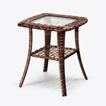 Wicker Outdoor Side Table
