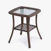 Wicker Outdoor Side Table