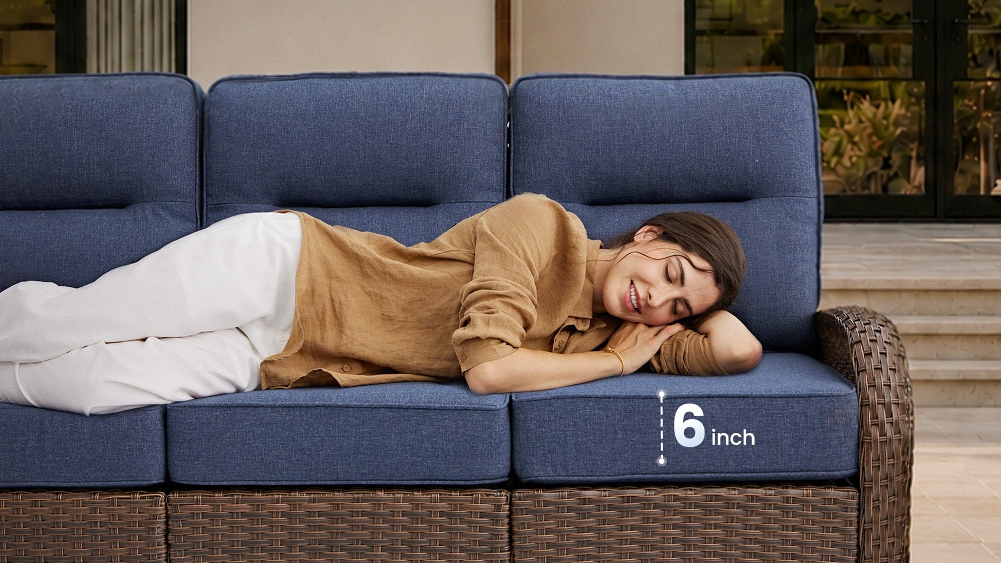 6" Deep Cushion Comfort  Pondet